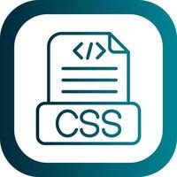 Css File Vector Icon Design