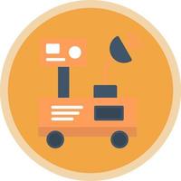 Mars Rover Vector Icon Design