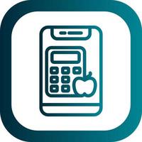 Calorie Calculator Vector Icon Design