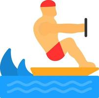 Surfing Vector Icon Design