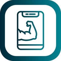 Arm Muscle Vector Icon Design