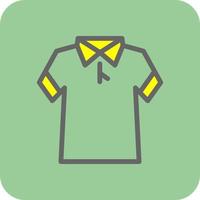 Polo Shirt Vector Icon Design