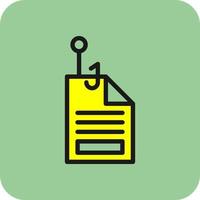 Stealing Documents Vector Icon Design