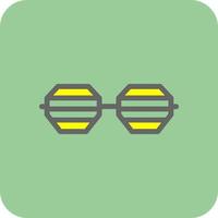 Party Glasses Vector Icon Design