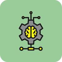 Deep Learning Vector Icon Design