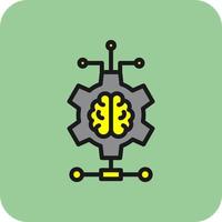 Deep Learning Vector Icon Design