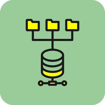 Data Source Vector Icon Design