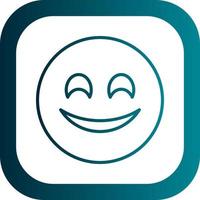 Smiling Face with Smiling Eyes Vector Icon Design