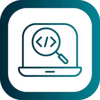 Code Testing Vector Icon Design