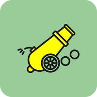 Cannon Vector Icon Design