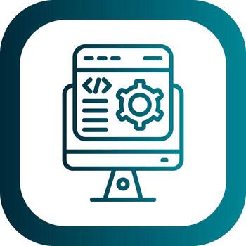 Software Developer Vector Icon Design