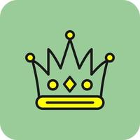 Queen Crown Vector Icon Design