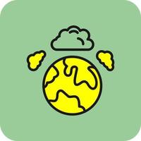 Atmospheric Pollution Vector Icon Design