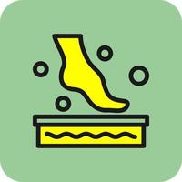 Foot Spa Vector Icon Design