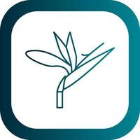 Bird Of Paradise Vector Icon Design