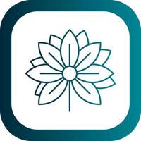 Lotus Flower Vector Icon Design