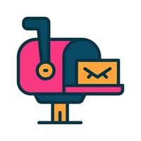 mailbox icon for your website, mobile, presentation, and logo design. vector