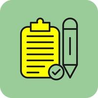 Task Planning Vector Icon Design