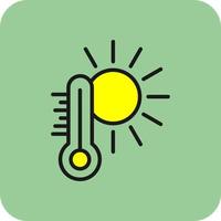 Hot Weather Vector Icon Design