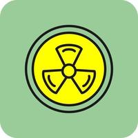 Radiation Vector Icon Design