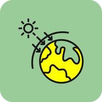 Greenhouse Effect Vector Icon Design