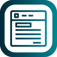 Website Ux Vector Icon Design