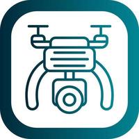 Drone Camera Vector Icon Design