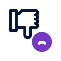 dislike icon for your website, mobile, presentation, and logo design. vector