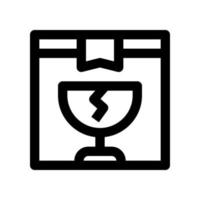 fragile icon for your website, mobile, presentation, and logo design. vector