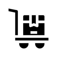 trolley icon for your website, mobile, presentation, and logo design. vector