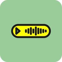 Voice Message Vector Icon Design