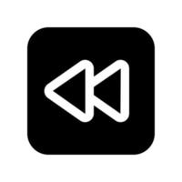 rewind icon for your website design, logo, app, UI. vector