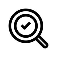 magnifying glass icon for your website, mobile, presentation, and logo design. vector