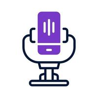 microphone icon for your website, mobile, presentation, and logo design. vector