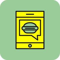 Food App Vector Icon Design