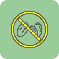 No Eating Vector Icon Design