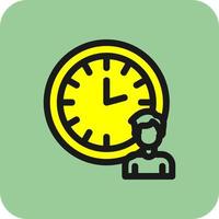 Working Hours Vector Icon Design