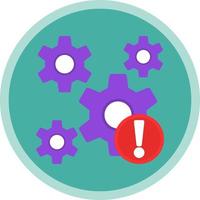 Operational Risk Vector Icon Design