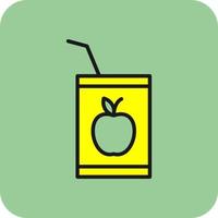 Juice Box Vector Icon Design