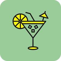 Cocktail Vector Icon Design