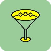 diseño de icono de vector de martini