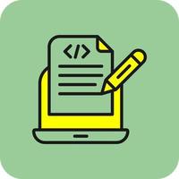 Programming Notes Vector Icon Design