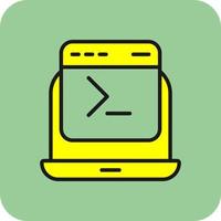 Command Line Vector Icon Design