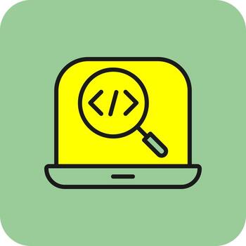 Code Testing Vector Icon Design