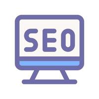 seo icono para tu sitio web diseño, logo, aplicación, ui vector