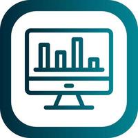 Web Analytics Vector Icon Design