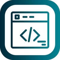 Web Programming Vector Icon Design