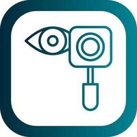 Eye Examination Vector Icon Design