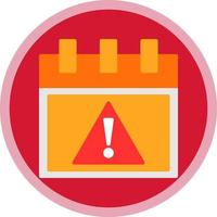 diseño de icono de vector de alerta