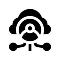 cloud computing icon for your website, mobile, presentation, and logo design. vector